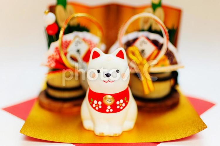 干支10-犬の小物- 犬,戌,年賀の写真素材
