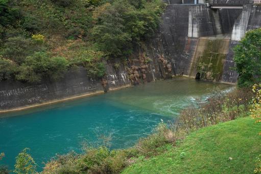 清津川の青い川 清津川,川,河川の写真素材