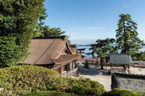 滋賀 白鬚神社 境内 滋賀 白鬚神社 境内 白鬚神社,白鬚,神社の写真素材