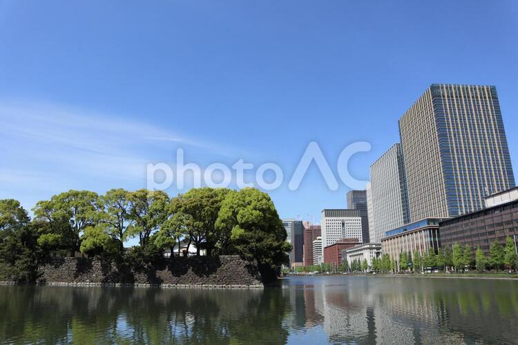 日比谷　街並み 日比谷,ビルディング,日比谷交差点の写真素材