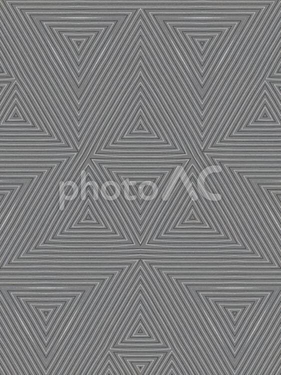 幾何学模様　三角　グレー 幾何学模様,幾何学,文様の写真素材