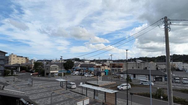 JR成田線・佐原駅前 JR成田線・佐原駅前 佐原駅,成田線,駅前展望の写真素材