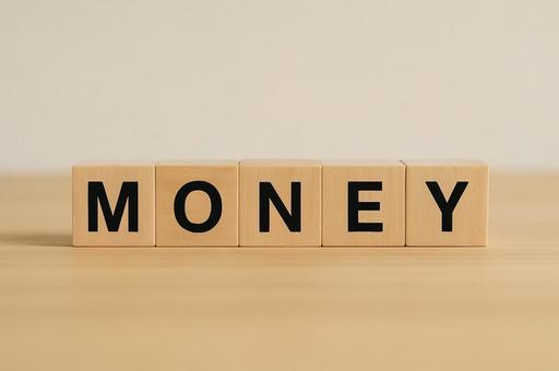 【単語ブロック】MONEY 【単語ブロック】MONEYの写真