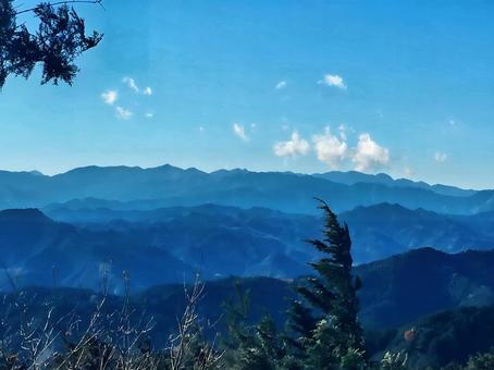 スカリ山からの展望 スカリ山,山,山頂の写真素材