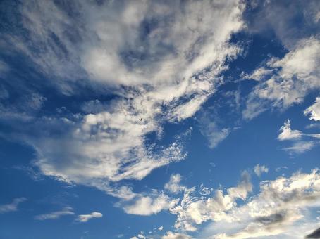 青空と雲の写真