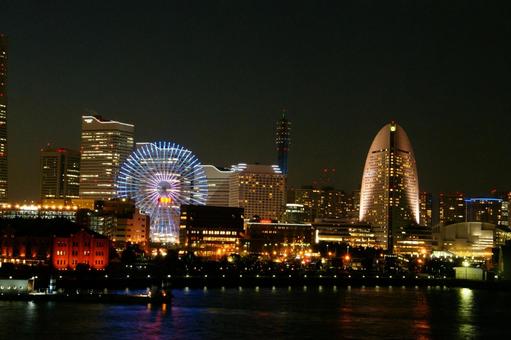 みなとみらい みなとみらい みなとみらい,横浜,観覧車の写真素材