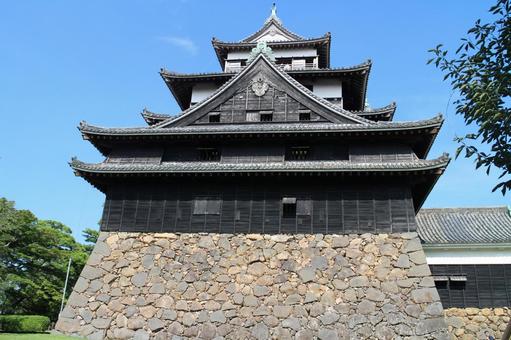 松江城2 松江城2 松江城,城址,現存天守の写真素材