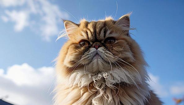 ブサカワ顔の猫　エキゾチックショートヘアの写真