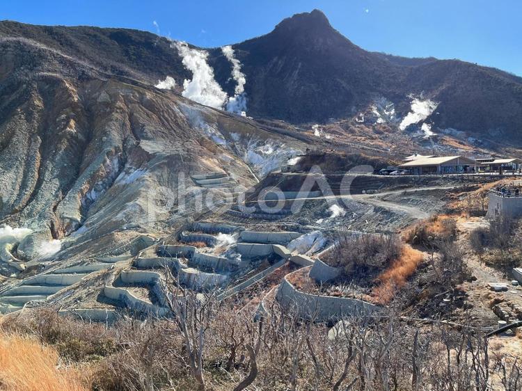 箱根大涌谷 箱根,大涌谷,温泉の写真素材