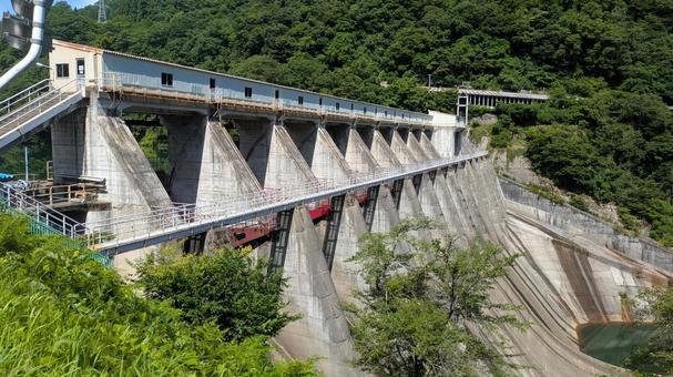 福島県・宮下ダム 福島県・宮下ダム 多目的ダム,自然,景色の写真素材