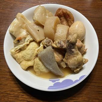 R7.11.16　卵と手羽元などのおでん おでん,卵,手羽元の写真素材