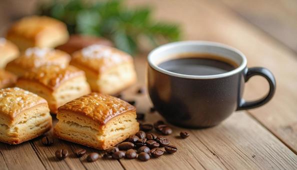 コーヒーとスイーツ コーヒーとスイーツの写真