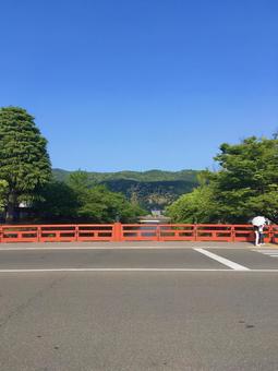 京都の景色 京都の景色 景色,風景,橋の写真素材