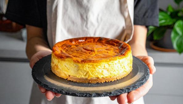 バスク風チーズケーキ バスク風チーズケーキの写真