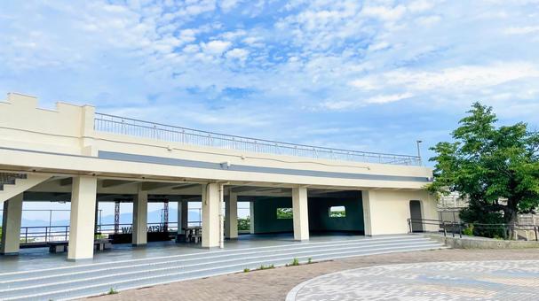 高塔山公園の展望台 高塔山公園,展望台,若松区の写真素材