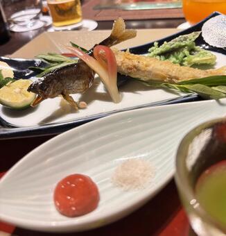 鮎の素揚げ 食事,ご飯,レシピの写真素材