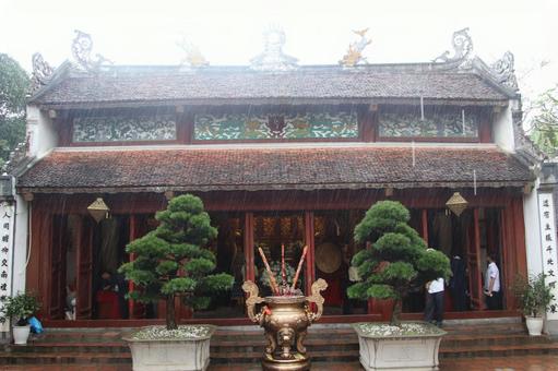 ハノイのホアンキエム湖の玉山祠 ハノイのホアンキエム湖の玉山祠 ハノイ,ホアンキエム湖,玉山祠の写真素材