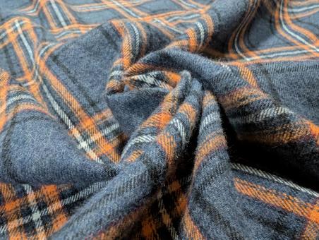 チェックのネル 布地4 チェックのネル 布地4 布,生地,ネルの写真素材