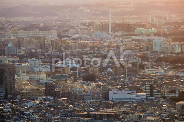 展望台から見た景色 展望台,都市,風景の写真素材