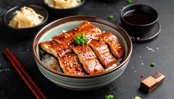 うなぎ定食 鰻丼 うなぎ定食 鰻丼の写真