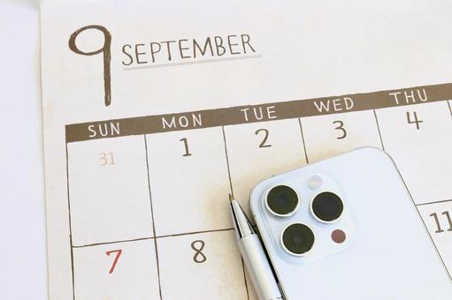 Photo, business image, schedule, september, 