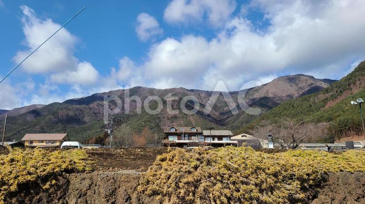 日本の田舎へ 青空,田舎,土地の写真素材