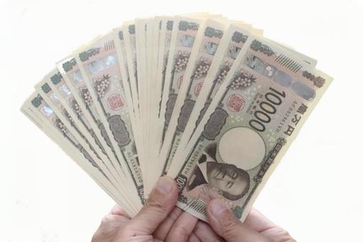 一万円の札束 札束,一万円,大金の写真素材