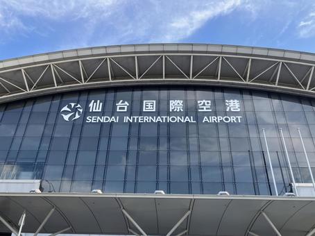 仙台空港 仙台空港 仙台国際空港,空港,飛行機の写真素材