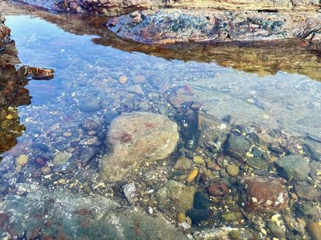 海岸 夏の海 磯 海岸 夏の海 磯 海,景色,岩の写真素材