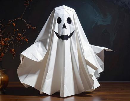 ハロウィンゴーストのペーパークラフト ハロウィンゴーストのペーパークラフトの写真