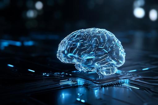 Neural network in the brain Microchip, brain, microchip, anatomy, JPG