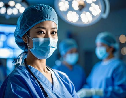 女医 手術 女医 手術の写真