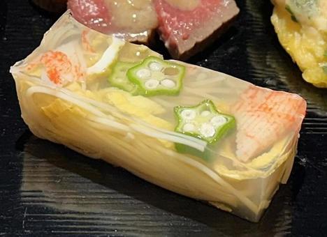 そうめんの寒天寄せ そうめんの寒天寄せ そうめんの寒天寄せ,寒天寄せ,寒天の写真素材
