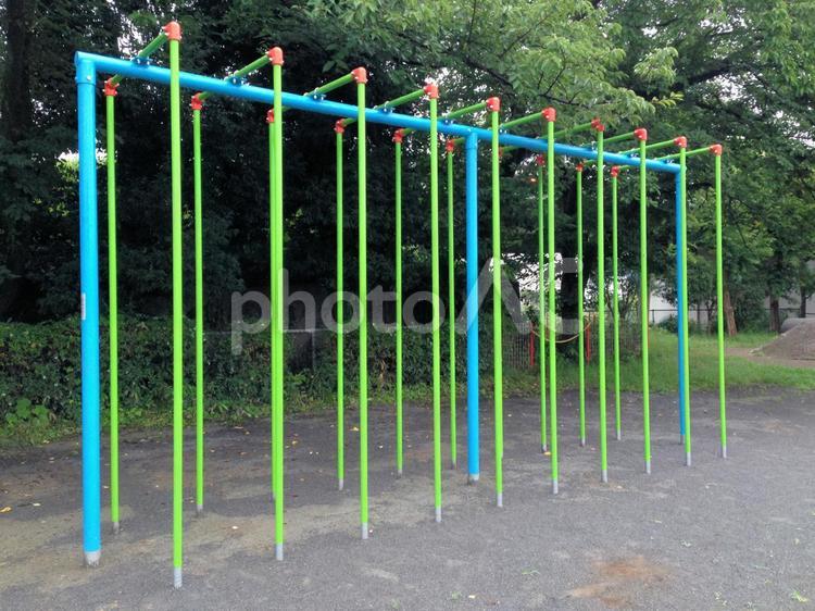 小学校の登り棒 のぼり棒,登り棒,上り棒の写真素材