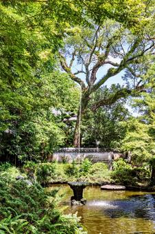 長崎公園の噴水 長崎公園の噴水の写真