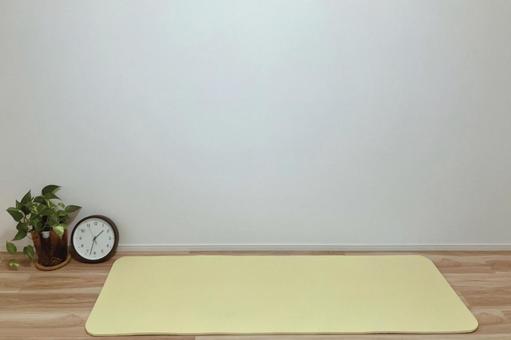 自宅でヨガ 木目,背景,木の写真素材