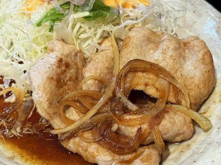 しょうが焼き 生姜焼き,豚の生姜焼き,豚肉の写真素材