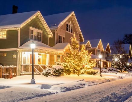 住宅街のイルミネーション2 住宅街のイルミネーション2の写真