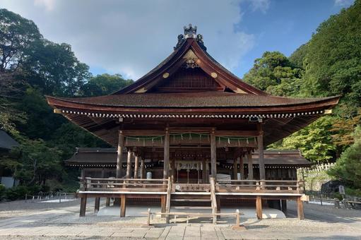 京都府-出雲大神宮-拝殿 京都府-出雲大神宮-拝殿 出雲大神宮,神社,丹波国の写真素材