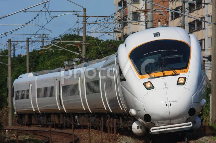 JR九州　885系　特急かもめ（旧塗装） jr九州,885系,特急の写真素材