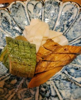漬け物盛合せ 漬け物盛合せ 漬け物,盛合せ,日本食の写真素材