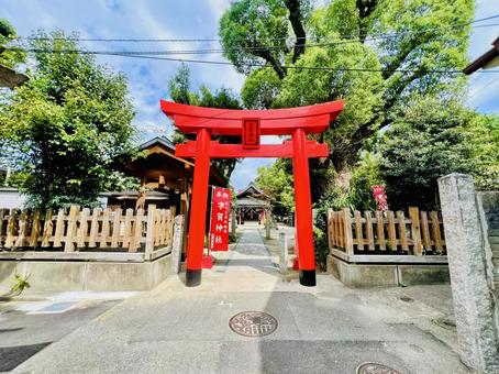 宇賀神社 宇賀神社 宇賀神社,黒田稲荷,神社の写真素材