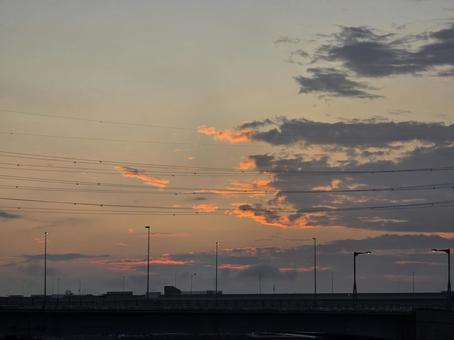 朝焼けと雲 朝焼けと雲 空,自然,天気の写真素材