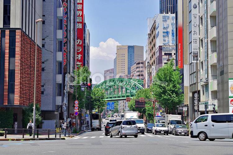 秋葉原2025夏　万世橋交差点付近 秋葉原,万世橋交差点,jr総武線の写真素材