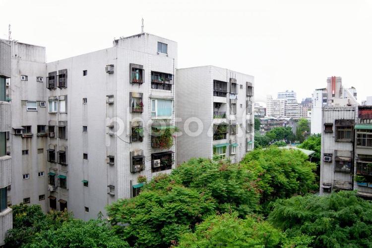 台湾台北の建物 台湾,台北,マンションの写真素材