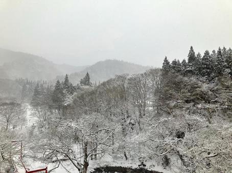 冬山と雪 冬山と雪 樹氷,冬,東北の写真素材