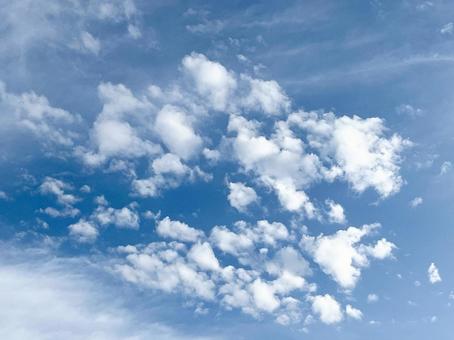 清々しい青空 清々しい青空の写真