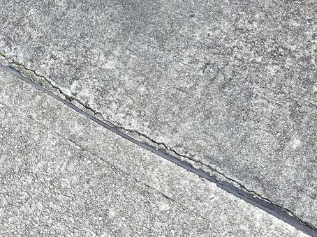 Photo, material, crack crack, concrete, 