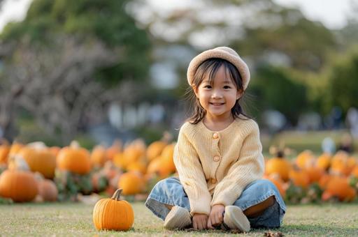 ハロウィン 少女のポートレート ハロウィン 少女のポートレートの写真