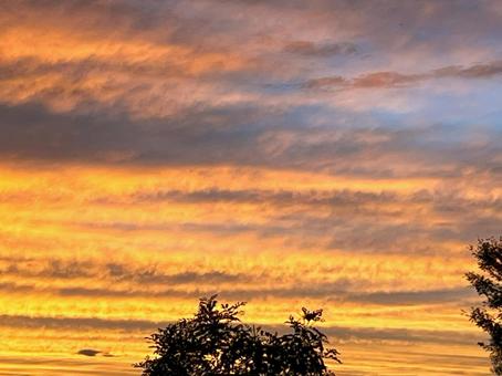 Sunset sky and orange clouds, JPG Sunset sky and orange clouds, JPG